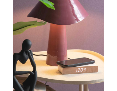 Réveil matin Retro Flat led (Blanc)