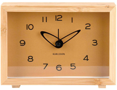 Réveil matin en bambou Tipico (Ocre jaune)