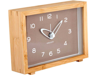 Réveil matin en bambou Tipico (Mocha)