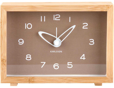 Réveil matin en bambou Tipico (Mocha)