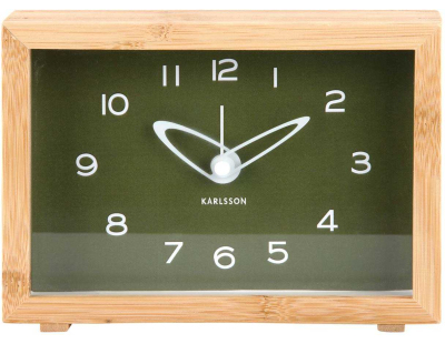 Réveil matin en bambou Tipico (Vert)