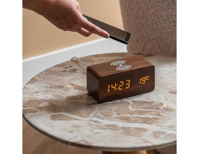 Réveil matin avec chargeur induction Block