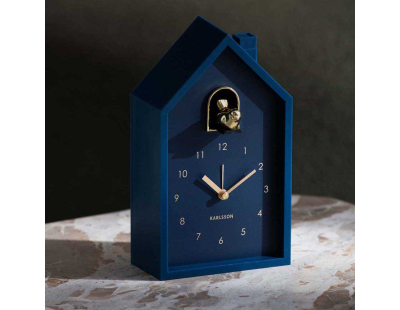 Réveil matin en plastique Cuckoo Oro (Bleu foncé)