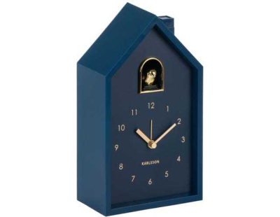 Réveil matin en plastique Cuckoo Oro (Bleu foncé)