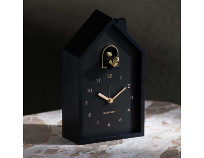 Réveil matin en plastique Cuckoo Oro (Noir)