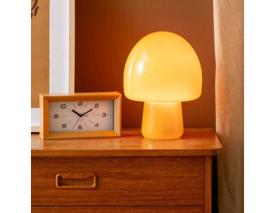 Réveil matin rectangulaire Lujo (Jaune)