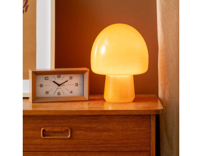 Réveil matin rectangulaire Lujo (Marron)