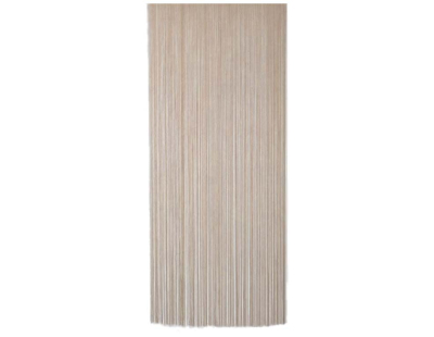 Rideau fil de porte en polyester (Naturel)