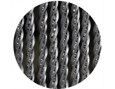 Rideau de porte en PVC anthracite Bellano (100 x 230 cm)