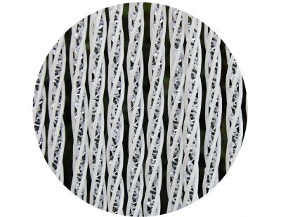 Rideau de porte en PVC blanc Lucca (100 x 230 cm)