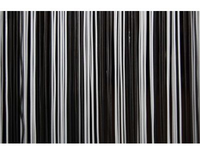 Rideau de porte en PVC noir Trento (100x230 cm)