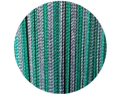 Rideau de porte en PVC vert Rimini (100x230 cm)