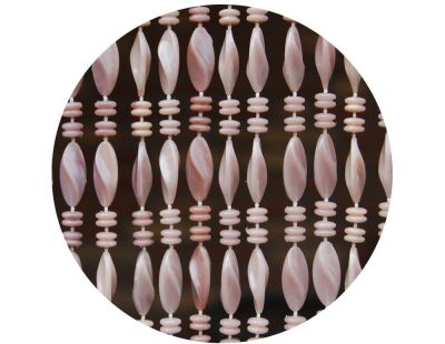 Rideau de porte brun marbre Genoa (90x210 cm)