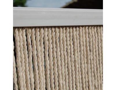 Rideau de porte en corde beige Toulon (90 x 210 cm)