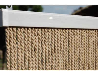 Rideau de porte en corde naturel Toulon (90 x 210 cm)
