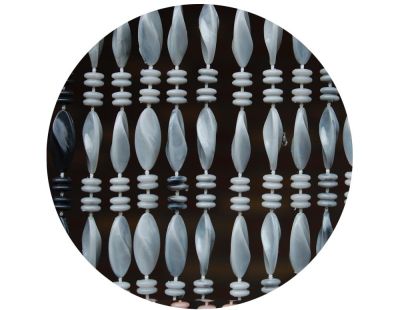 Rideau de porte gris marbre Genoa (90x210 cm)