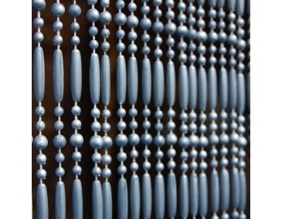 Rideau de porte en perles grises Frejus (90x210 cm)