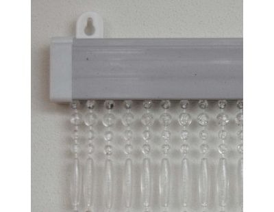 Rideau de porte en perles transparentes Frejus (120 x 230 cm)