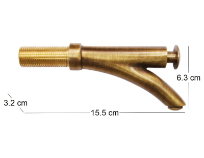 Robinet poussoir en laiton