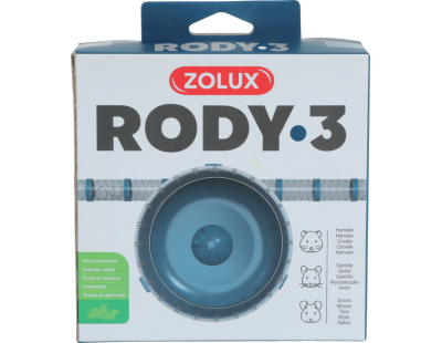 Roue d''exercice silencieuse Rody 3 (Bleu)