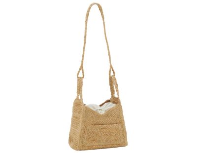 Sac bandoulière en jute tressé