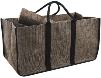 Sac à Bûches - Spécial Transport et Stockage Bois Cheminée Beige