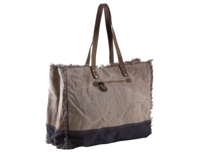 Sac en coton avec décor graphique