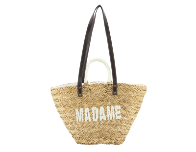 Sac en jonc Madame 