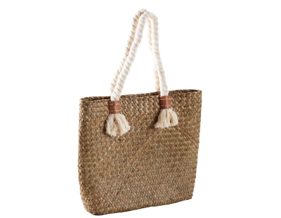 Sac à main  jonc naturel et corde
