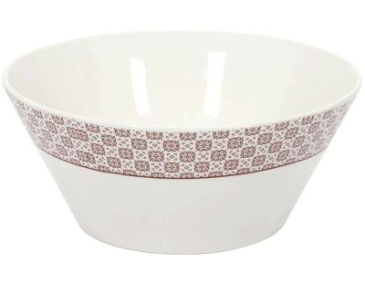 Saladier en porcelaine Cottage 24 cm (Rouge)