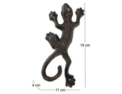 Salamandre en fonte 11x4x19 cm