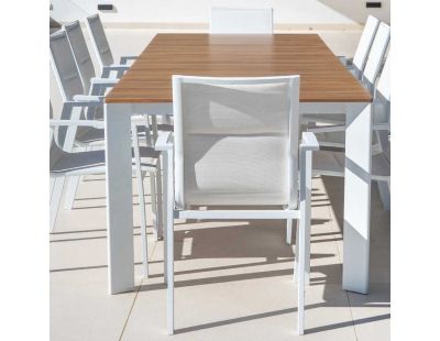 Salon de jardin en aluminium Boston - Madrid (10 personnes)
