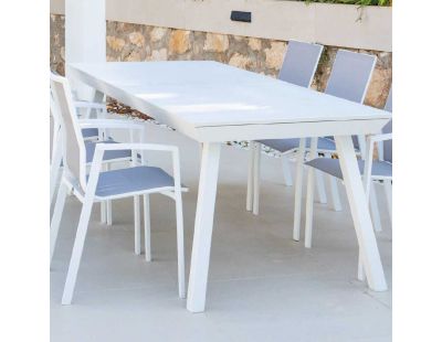 Salon de jardin en aluminium 6 personnes Madagascar - Lorca
