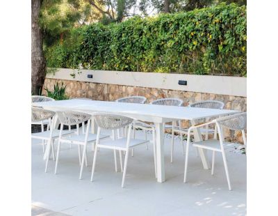 Salon de jardin en aluminium 8 personnes Madagascar - Mesa
