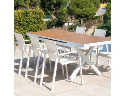 Salon de jardin en aluminium 6 personnes Mali - Oporto