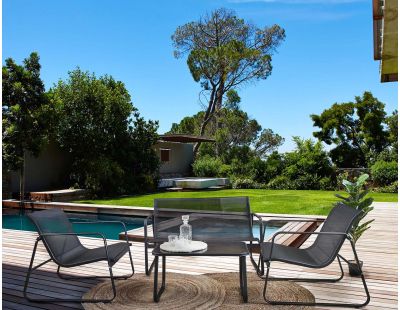 Salon de jardin détente 4 pièces Bonifacio