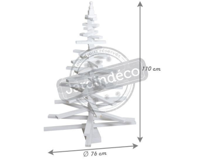 Sapin en bois blanchi