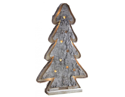 Sapin décoratif en bouleau avec led (47 cm)