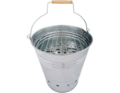 Seau barbecue en métal