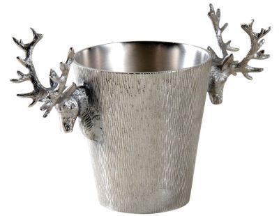 Seau à champagne cerf en aluminium