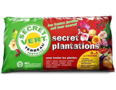 Secret Plantations terreau bio pour toutes les plantes (40 litres)