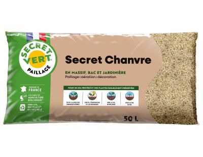 Secret chanvre paillis de chanvre 50 litres