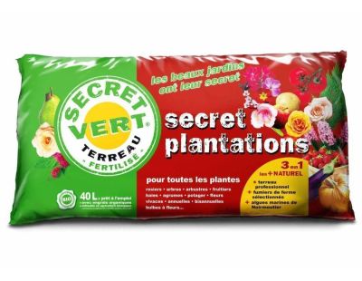 Secret Plantations terreau bio pour toutes les plantes (40 litres)
