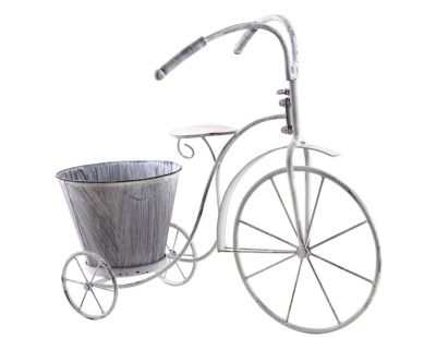 Cache-pot en forme de vélo