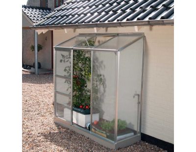 Serre de jardin en polycarbonate 4 mm et aluminium anodisé Ida (68.8 x 192.80 x 182.30 cm)