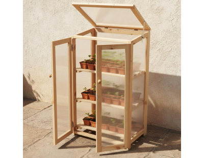 Serre en pin naturel Texel (Hauteur 125,2 cm)