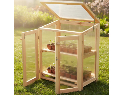 Serre en pin naturel Texel (Hauteur 85 cm)