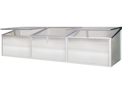 Serre potagère en aluminium anodisé Gaia (0.9 m²)