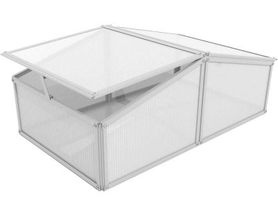 Serre potagère en aluminium anodisé Gaia (0.6 m²)