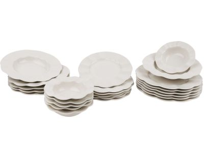 Service de table en porcelaine Romance 24 pièces (Modèle 2)